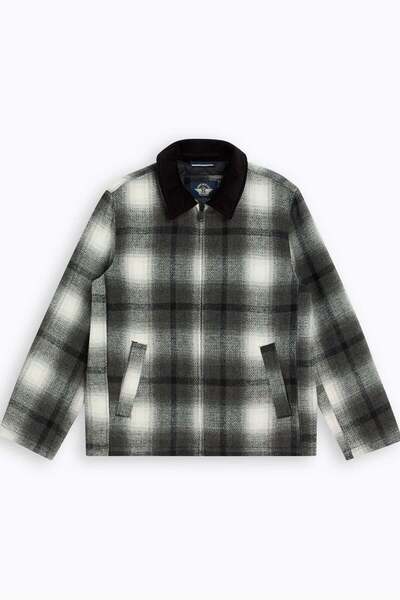 Dockers Wool Blend Laydown Collar James Dean Kadife Yakalı Mont Red
