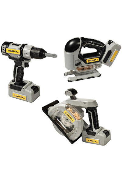 Stanley Jr Toys Σετ Παιχνιδιών Ρόλων Ηλεκτρικών Εργαλείων 3 Τεμαχίων για Παιδ...
