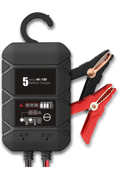 BYGD S5000 Φορτιστής Μπαταρίας Αυτοκινήτου 6/12V 5A