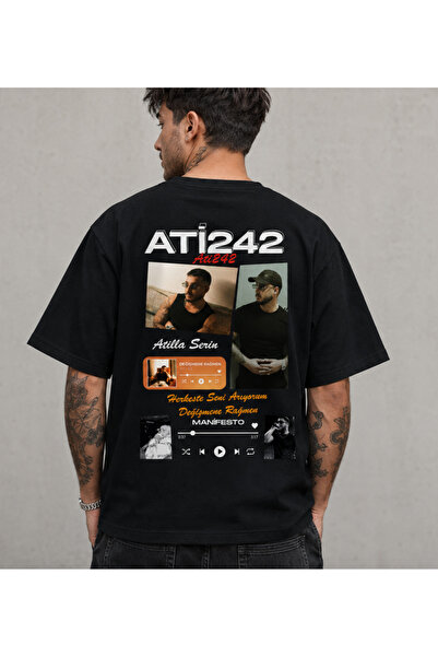 shidumanlar Unisex Bay/ ÖZEL Ati242 Baskılı Pamuklu Penye T-shirt Tshirt Tişö...
