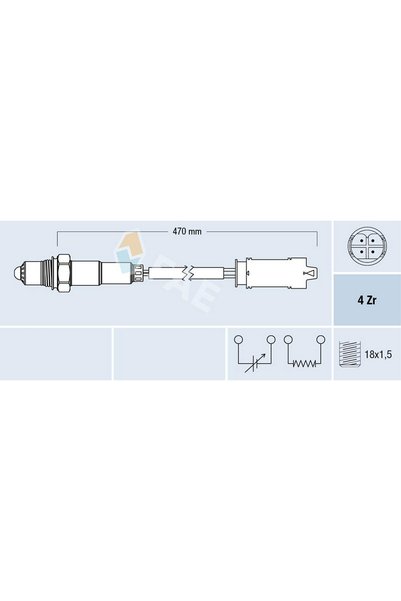 FAE MIXDEPO OKSIJEN SENSORU KAT. SONRASI BMW N42 N46 (91434) E46 E53