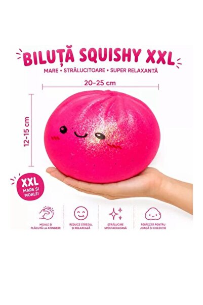 OEM Jucarie Squishy Jumbo Antistres, Flippy, Model Fata Zimbitoare, Jucarie S...