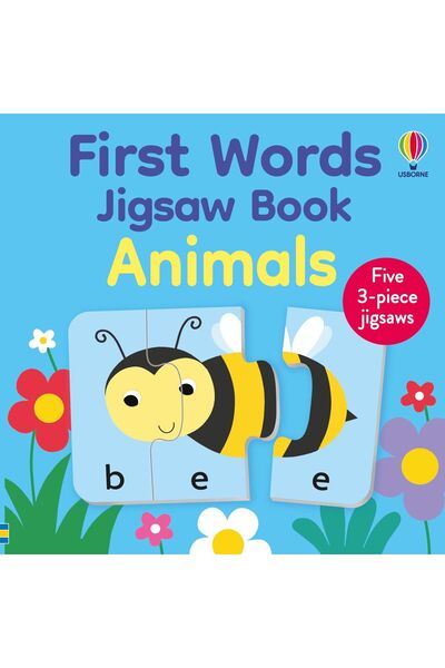 Usborne Puzzle book - First Words Jigsaw Book: Animals,