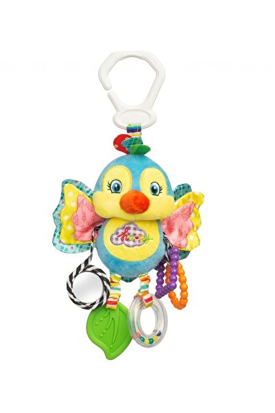 Sensillo Jucarie de plus pentru carucior/patut Birdie cu zornaitoare,fosnait ...