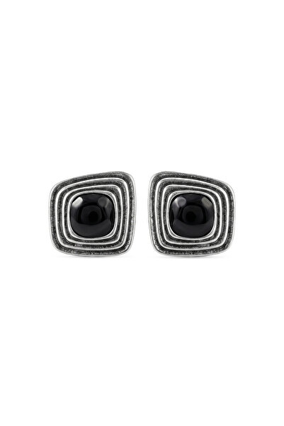 Charmist Steel Antique Noir Earrings
