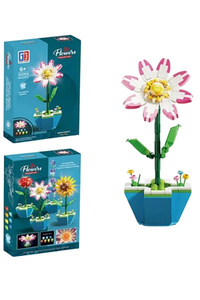 Dağtaş Kırtasiye Kutulu Işıklı Çiçek Lego Papatya