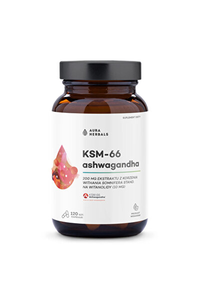 Aura Herbals Ashwagandha, Ksm-66 120 Capsule