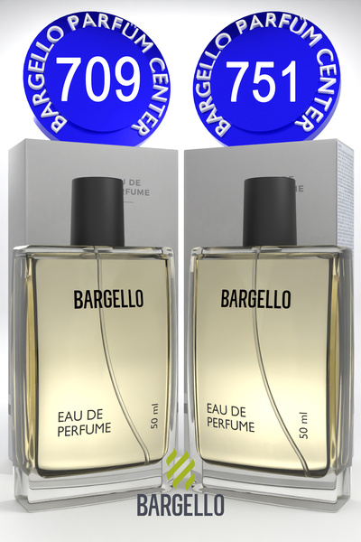 Bargello 709 Erkek Parfüm Oriental 50 ML EDP + 751 Erkek Parfüm Woody 50 ML EDP