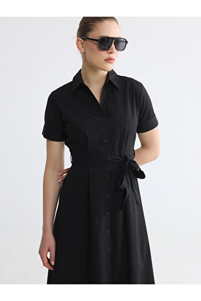 LC Waikiki Rochie-cămașă din poplin cu curea