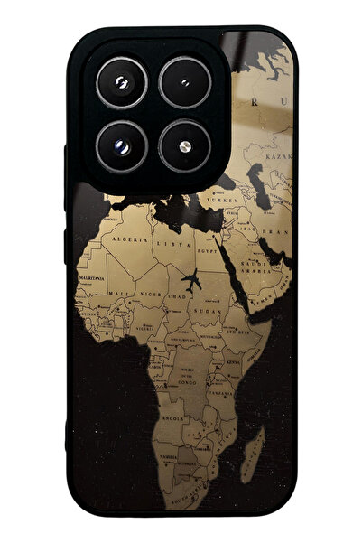 Spoyi Xiaomi 17 The Golden Route Tasarımlı Glossy Telefon Kılıfı