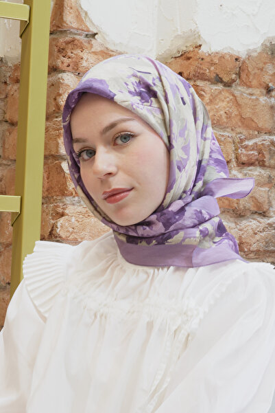 efdal şal eşarp Liora Desen Premium Tensel Scarf