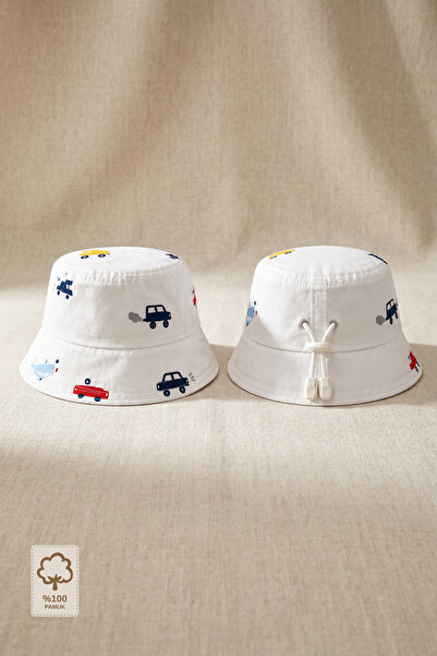 Minory Baby - 100% Cotton Adjustable Baby Hat (0-1 Years)