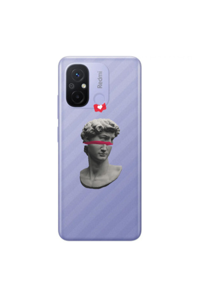 Other Xiaomi Redmi 12C Half statue Transparent Silicone TPU Θήκη