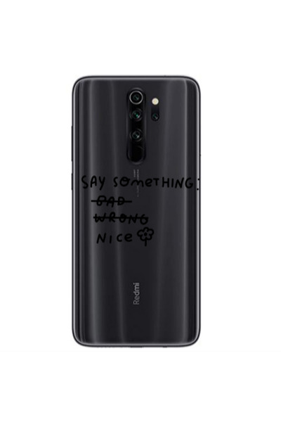 Other Xiaomi Redmi Note 8 Pro Say Something Transparent Silicone TPU Θήκη