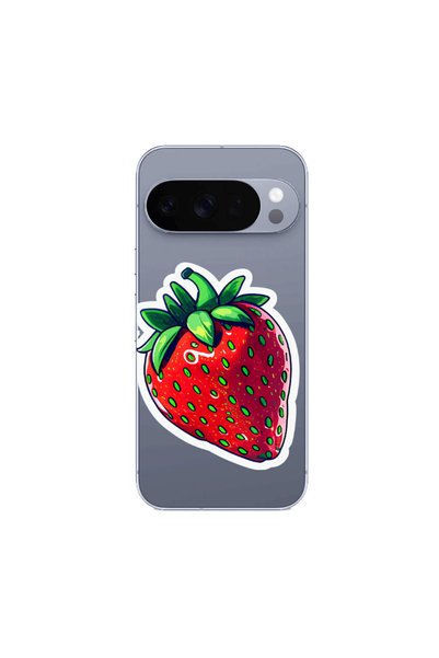 Other Google Pixel 10 Pro XL strawberry Transparent Silicone TPU Θήκη