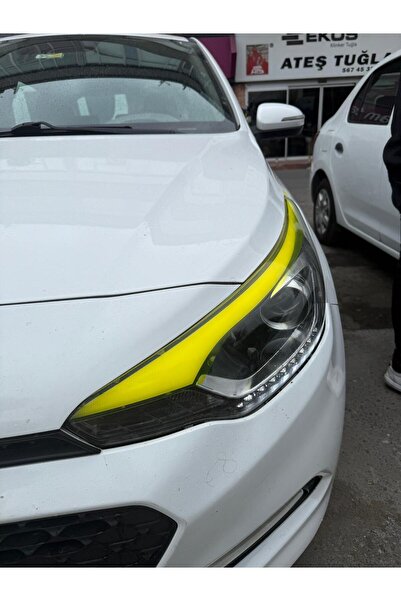 Ark Sticker Hyundai İ20 2014-2020 Üst Gündüz Led Sticker Set Açık Sarı
