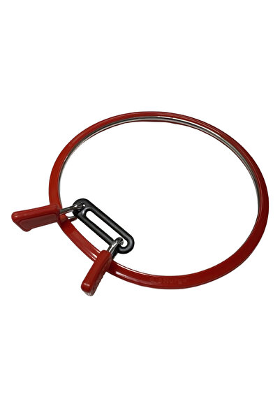 EleganTShoP Nurge Metal Kasnak Yaylı Mandallı Nakış Kasnağı 12,6 cm
