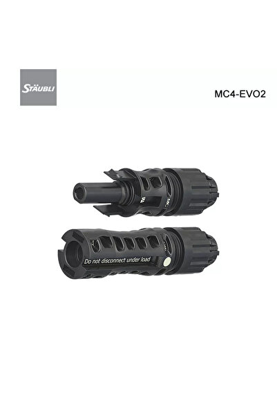 Staubli MC4 EVO2 6 mm² Solar Konnektör Seti (Dişi + Erkek) | Orijinal | 1500V DC