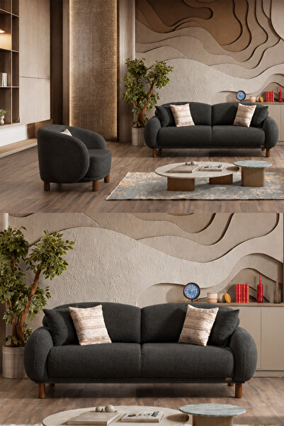 İYENA HOME LİVİNG Beyrut 3+3+1+1 Koltuk Takımı Bohem Sırt Mekanizmalı Modern