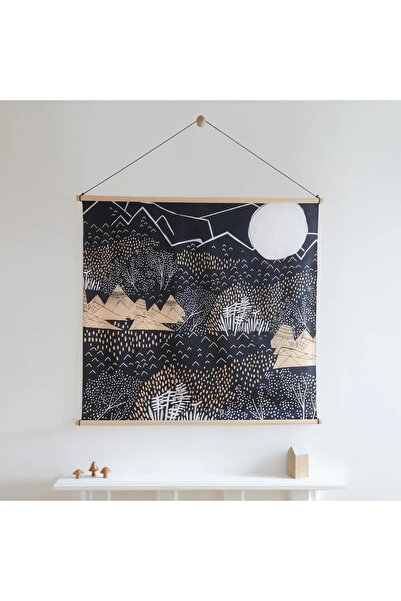 OEMS Furoshiki Hanging Mountain Blossom Midnight