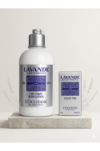 L'Occitane Lavande Vücut Losyonu ve Uçucu Yağ İkili Set