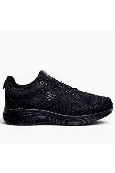 GT Ayakkabı 6 cm Height Increasing Hidden Heel Black Knitwear Men's Sports Sh...