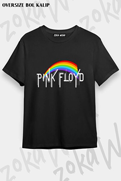 ZOKAWEAR Μπλουζάκι Unisex Loose Fit με στάμπα Pink Floyd v18