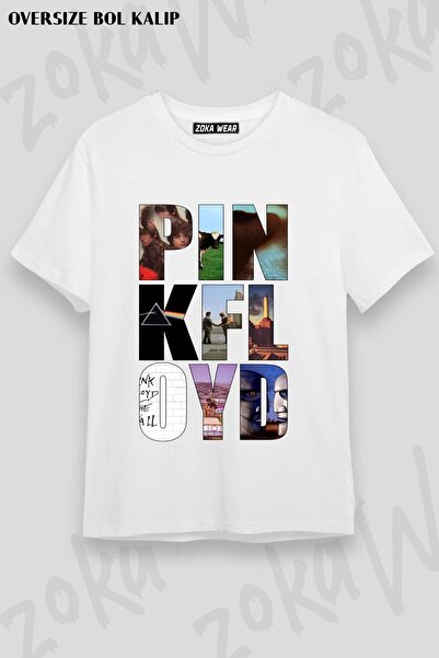 ZOKAWEAR Μπλουζάκι Unisex Loose Fit με στάμπα Pink Floyd v25