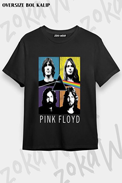 ZOKAWEAR Μπλουζάκι Unisex Loose Fit με στάμπα Pink Floyd v3