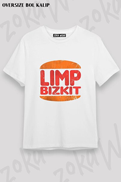 ZOKAWEAR Μπλουζάκι Unisex Loose Fit με στάμπα Limp Bizkit v6