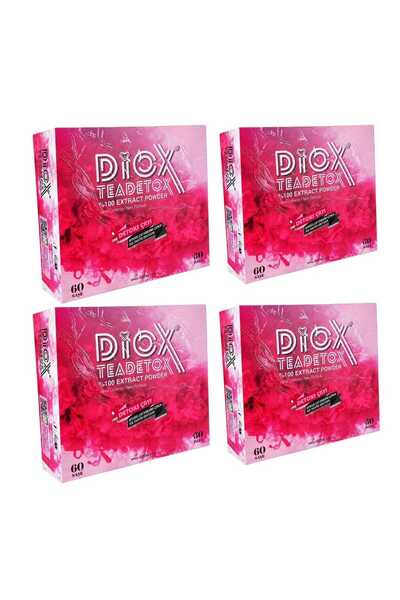 teadetox Diox Tea 60 Saşe | 4-Month Supply of Sachet Tea