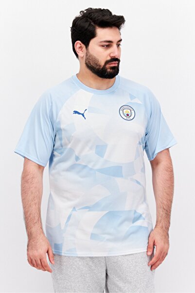 Puma Men Sportswear Fit Short Sleeves Training T-shirts, Light Blue