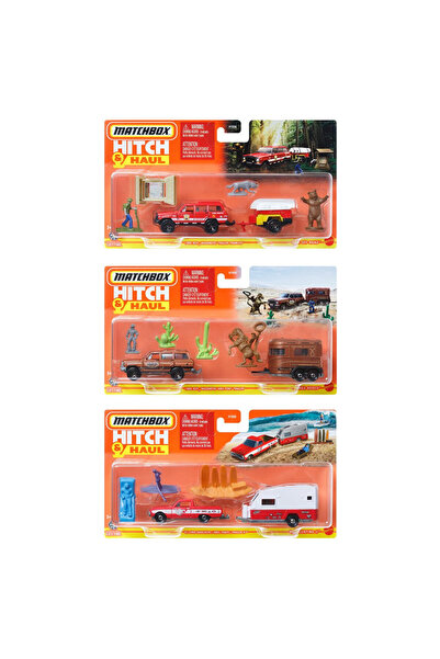 Matchbox Σετ Περιπέτειας με Όχημα & Αξεσουάρ Hitch & Haul Off Road Zone (H1235)