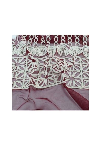 FASHION MIR Dantela greceasca_grena_material textil_latime:1,30m_vara_rochie_...