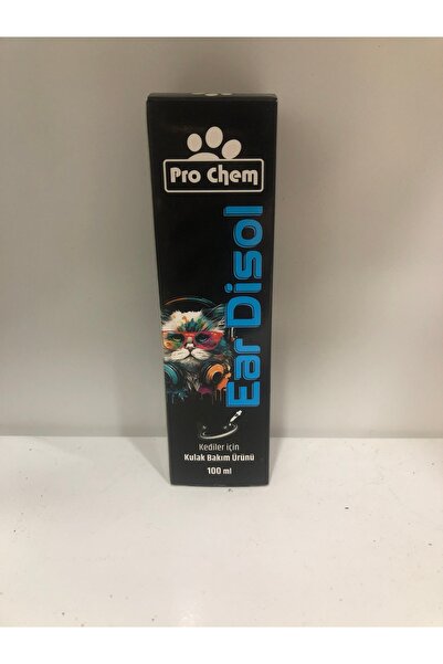 Pro chem ear disol kediler için kulak bakım ürünü 100 ml