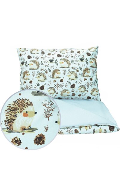 Kersten Set lenjerie 2 piese pentru patut copii Kerstin Hedgehog, husa pilota...