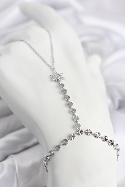 Generic Brand Silver Color Brass Blue Stone Detailed Polar Star Model Shahmeran