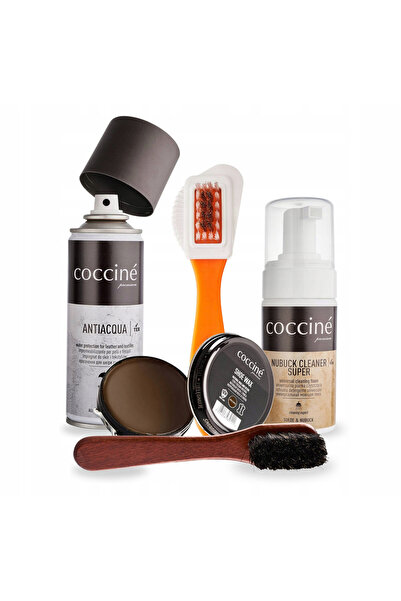 Coccine Kit de curatare si impregnare a incaltamintei, Coccine, 5 in 1, 100 m...