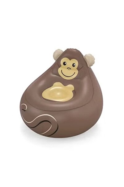 FULLJOY Decorative Animal Shaped Beanbag Chair 72cm X 72cm X 64cm Orange Color