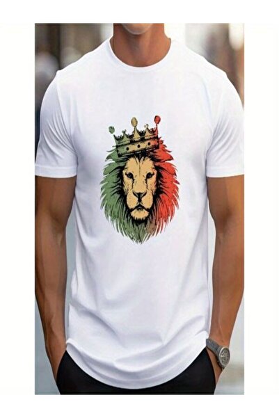 COZYWEAR Printed Lion Figure Men's T-Shirt