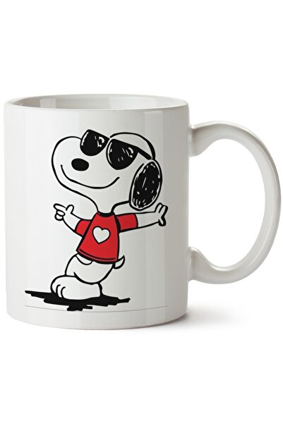 ET ERTAPASSAGE original creative designs Snoopy Printed Porcelain Mug, Machin...