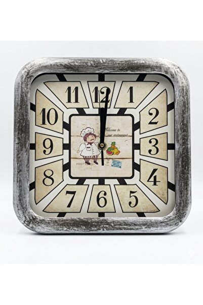 Generic Square Nautical Design Retro Wall Clock