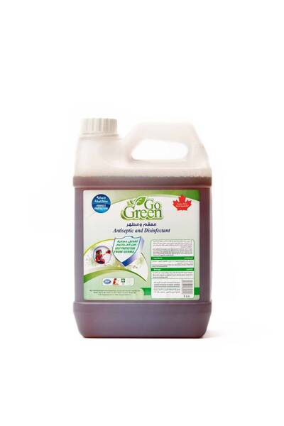 Go Green Antiseptic and Disinfectant 5 LTR - كرتون ( 4 حبه )