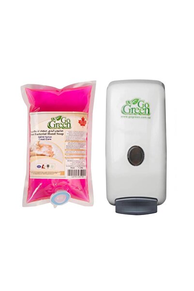Go Green Cuo Green Soap Dispenser + Free Bag (Eddie Soap with Rose Scent)