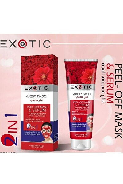 Exotic Peel Off Facial Mask & SERUM AKER FASSI 100 ML