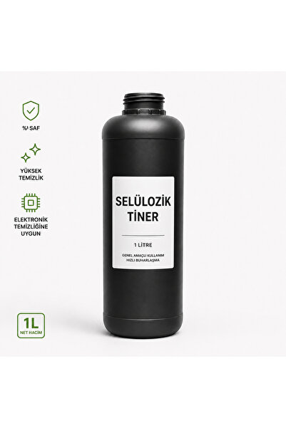 Orlisse Premium Selülozik Tiner 1 Litre – Özel Şişe Tasarımı, Hızlı Buharlaşma