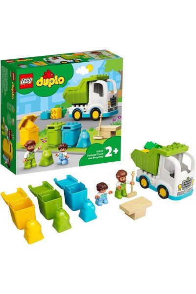 LEGO DUPLO Town Garbage Truck and Recycling 10945 Building Toy (19 Pieces)