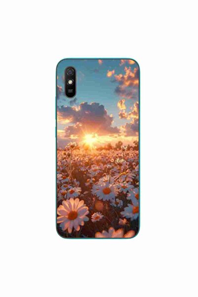 OEM Husa compatibila cu Xiaomi Redmi 9A Silicon Gel Tpu Model Rasarit cu Flori