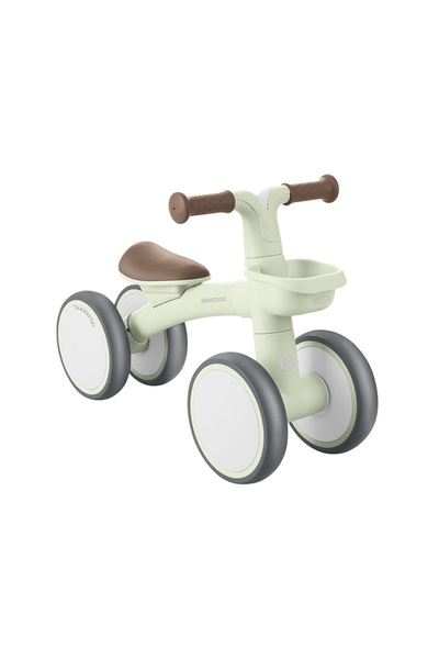Kikka Boo Bicicletă fără pedale pentru copii, cu patru roți Zipi - Mentă