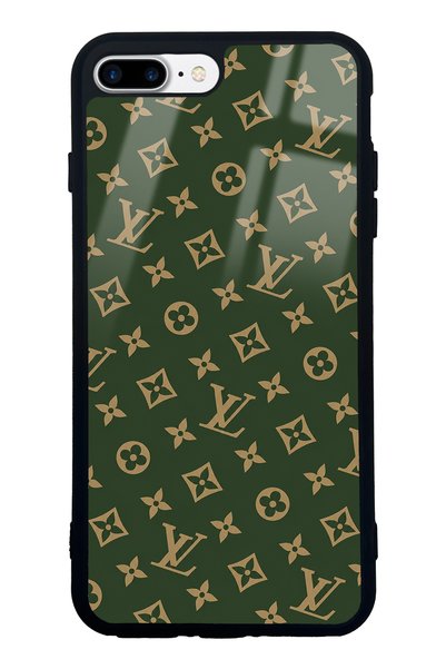 Spoyi iPhone 7 Plus - 8 Plus Green Lv Design Glossy Phone Case